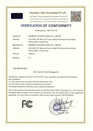 FCC (USA) Certifications