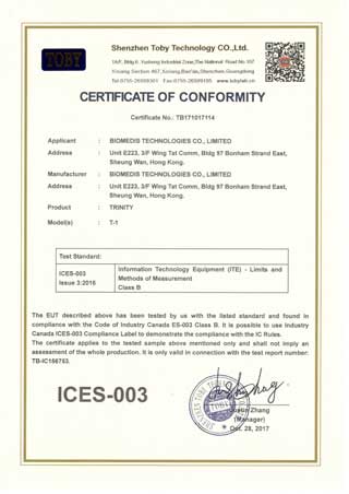 ICES (Canada) Certificates